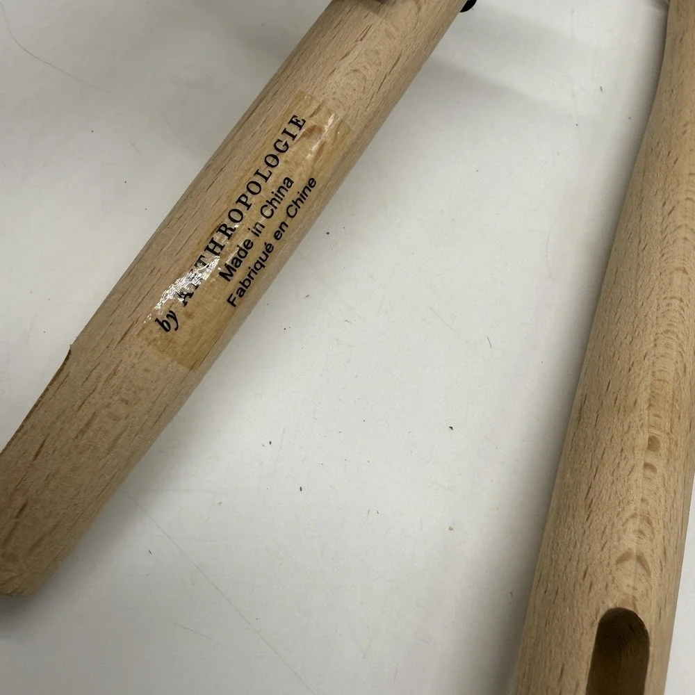 Anthropologie Designed by Louise Pretzel Santa Skate & Gingerbread Spatulas New